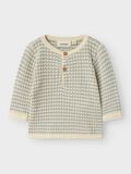 Product image thumbnail - GESTREEPT GEBREIDE TRUI, Pigeon | 1
