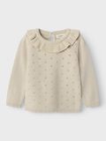 Product image thumbnail - REGULAR FIT KNITTED PULLOVER, Turtledove | 1