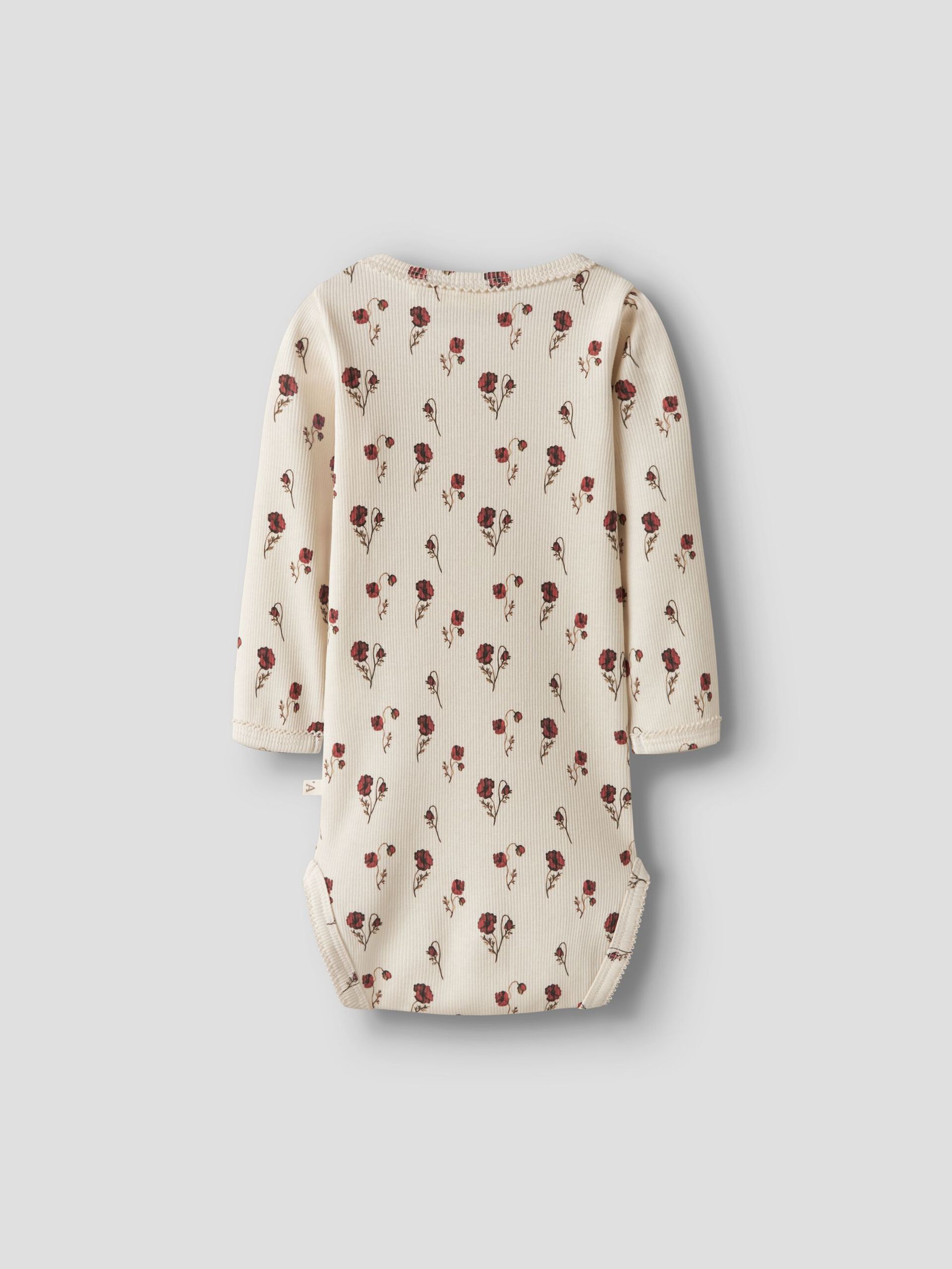 Carousel image - LONG SLEEVED ROMPER, Turtledove | 2