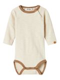 Product image thumbnail - LONG SLEEVED ROMPER, Turtledove | 4