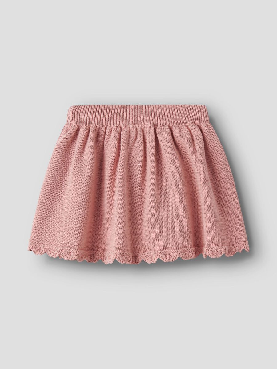 Product carousel image - KNITTED SKIRT, Misty Rose | 2
