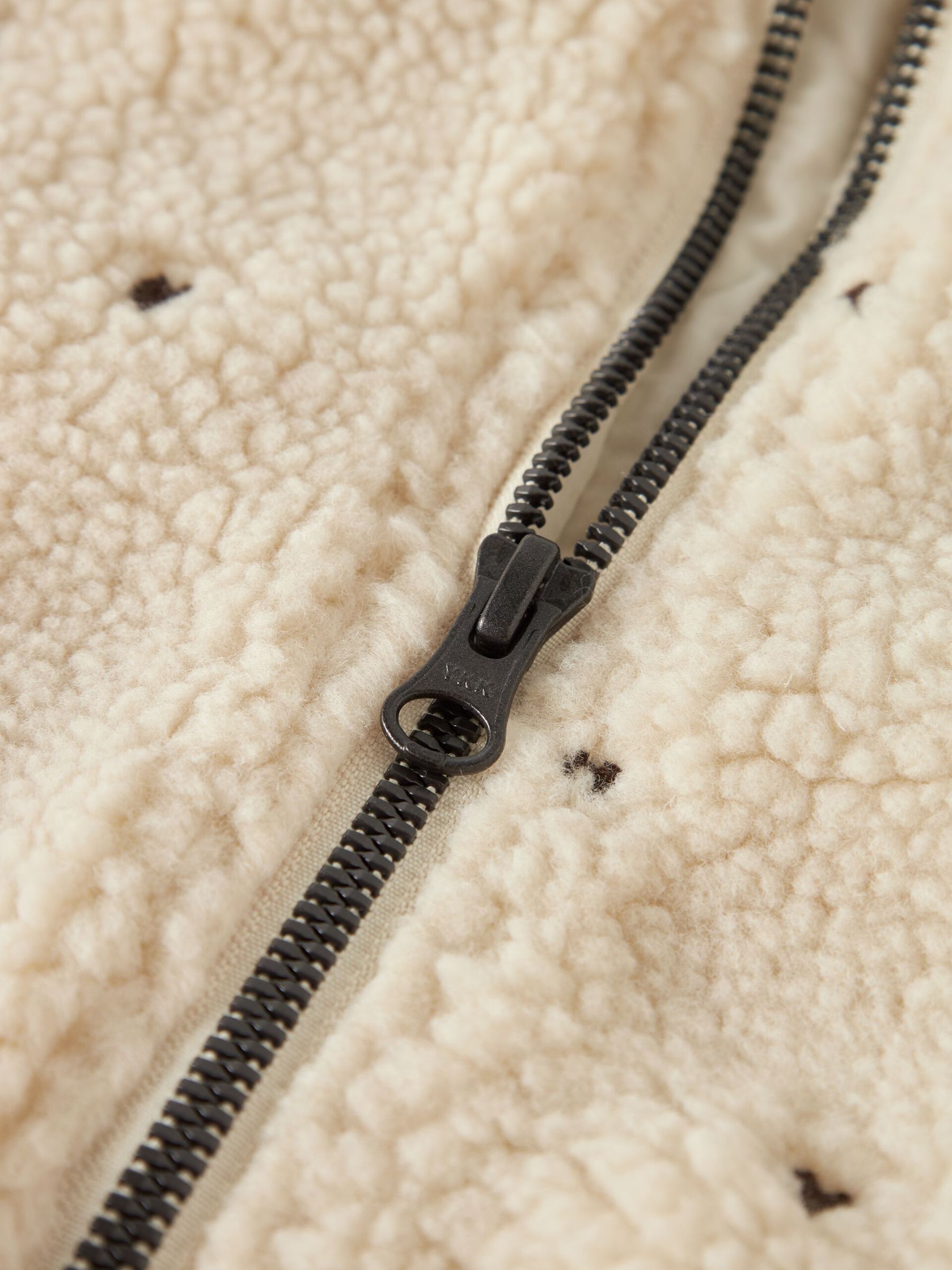 Carousel image - LOOSE FIT TEDDY JACKET, Turtledove | 3