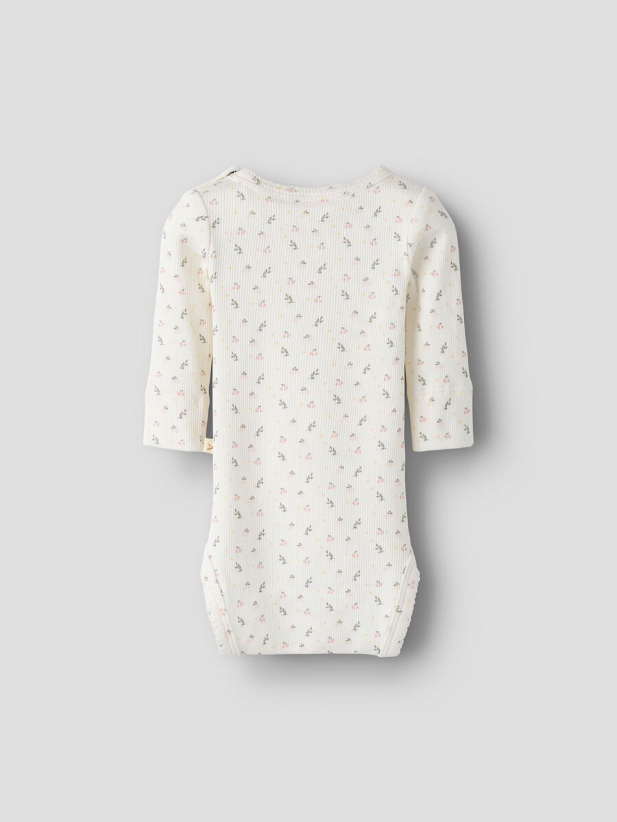 Product carousel image - PRINTED ROMPER, Coconut Milk | 2