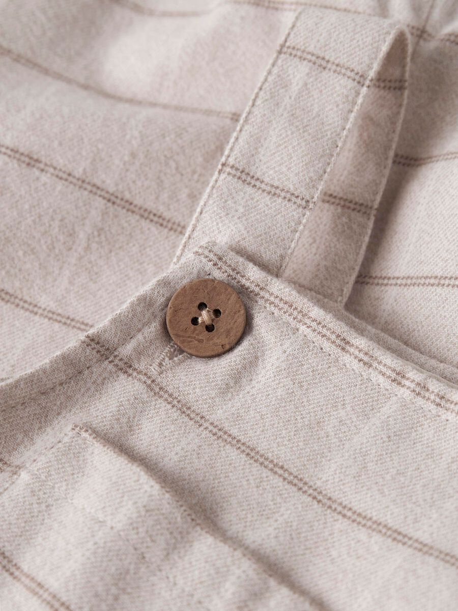 Product carousel image - STRIPED OVERALLS, Pure Cashmere | 3