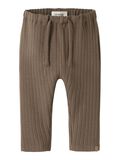 Product image thumbnail - ORGANIC COTTON TROUSERS, Shitake | 4