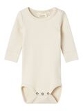 Product image thumbnail - LONG SLEEVED ROMPER, Turtledove | 4