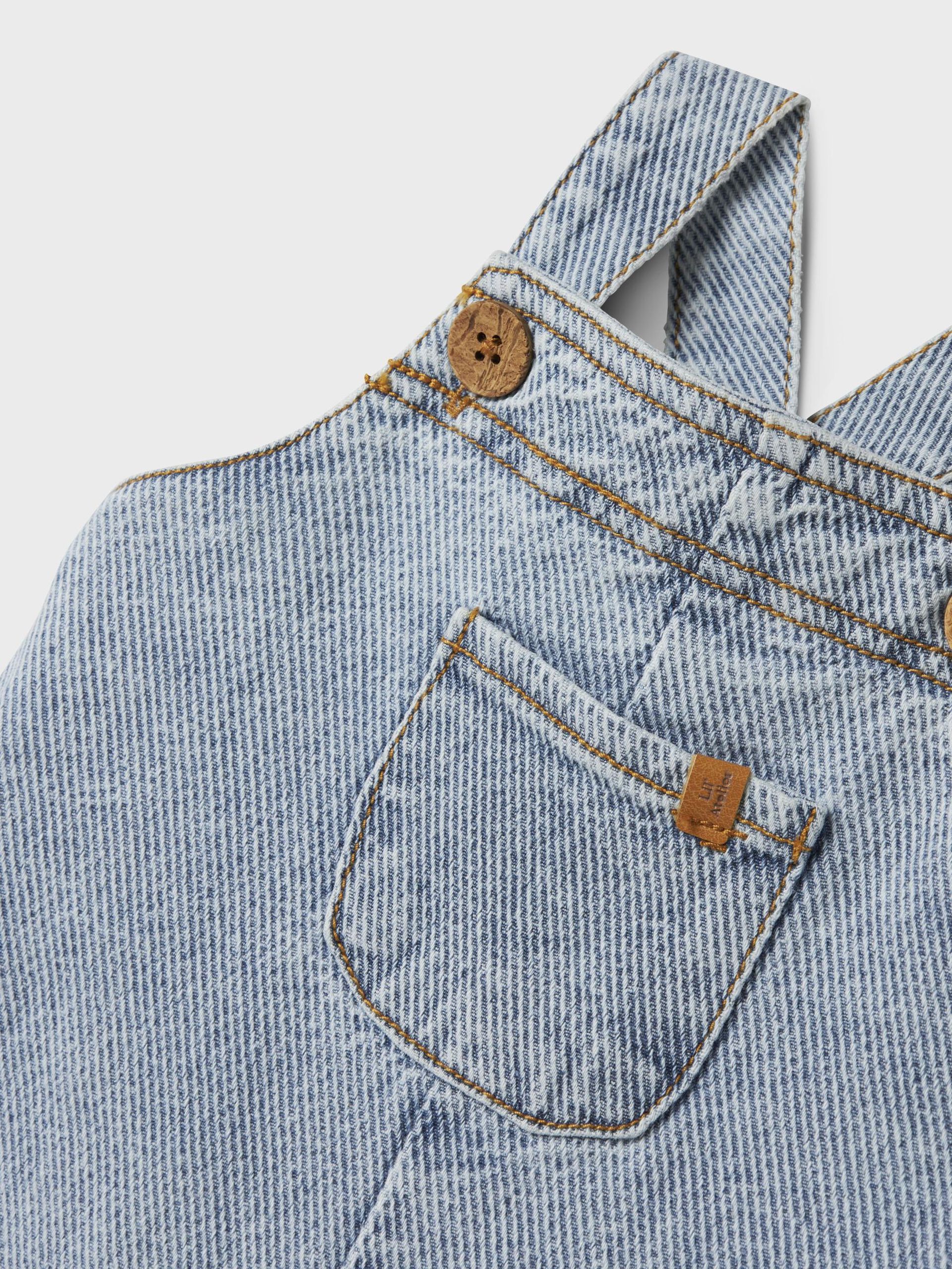 Carousel image - DENIM OVERALL, Medium Blue Denim | 3