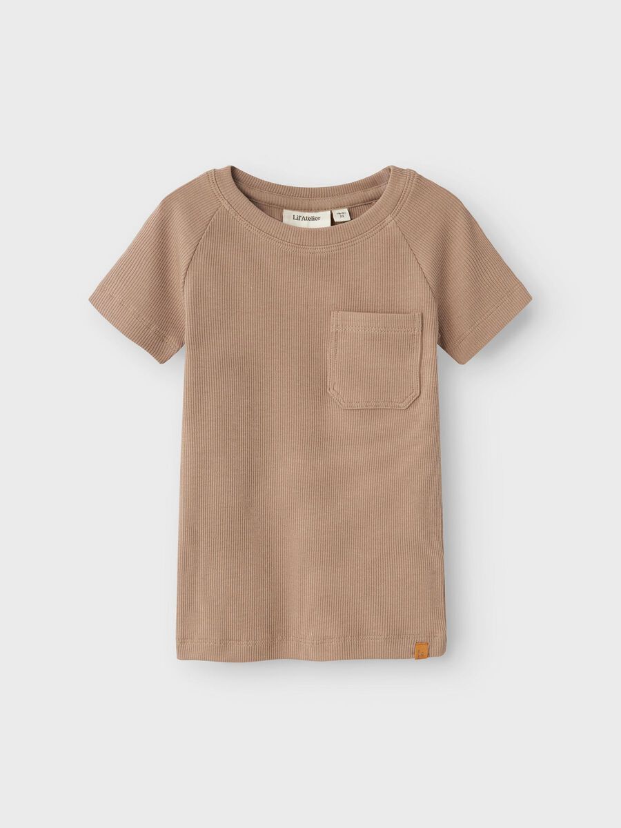 name it SLIM FIT T-SHIRT, Mocha Meringue, highres - 13230742_MochaMeringue_003.jpg