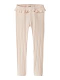 Product image thumbnail - RIB KNITTED LEGGINGS, Novelle Peach | 4