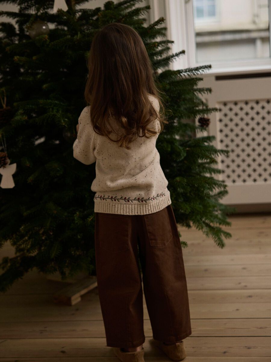Product carousel image - CHRISTMAS  KNITTED PULLOVER, Turtledove | 1