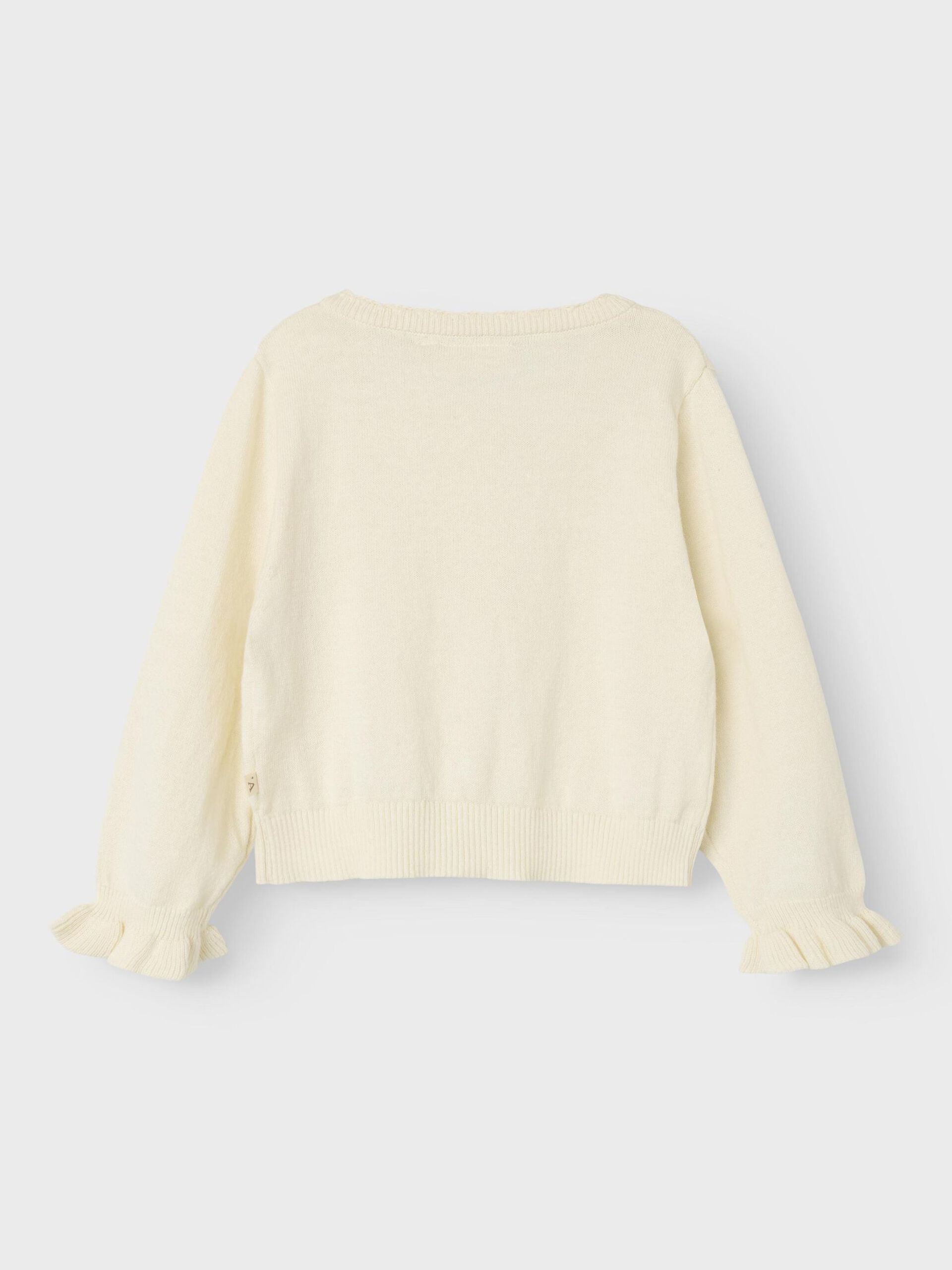 Carousel image - SHORT KNITTED CARDIGAN, Coconut Milk | 4