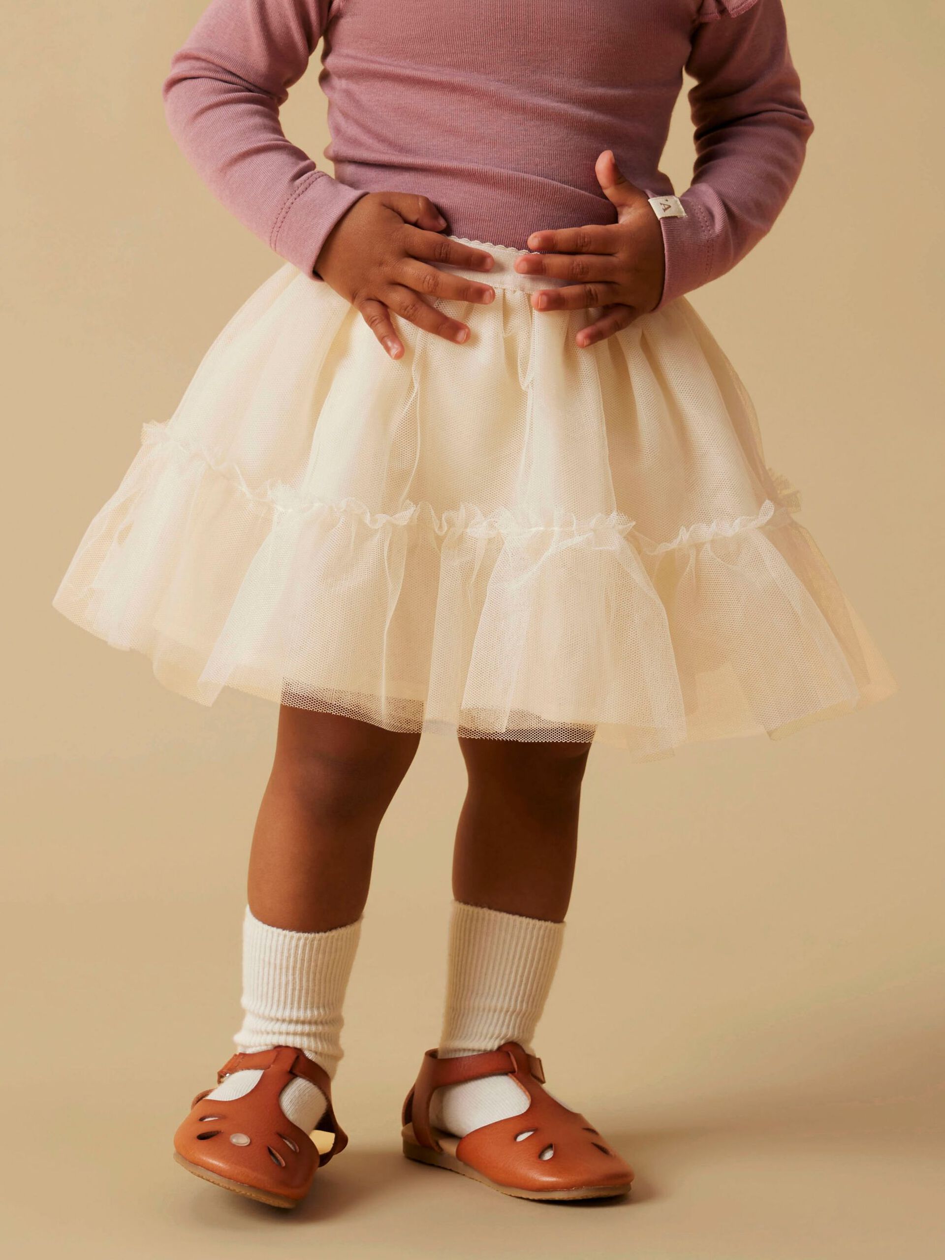 Carousel image - TULLE SKIRT, Pistachio Shell | 2