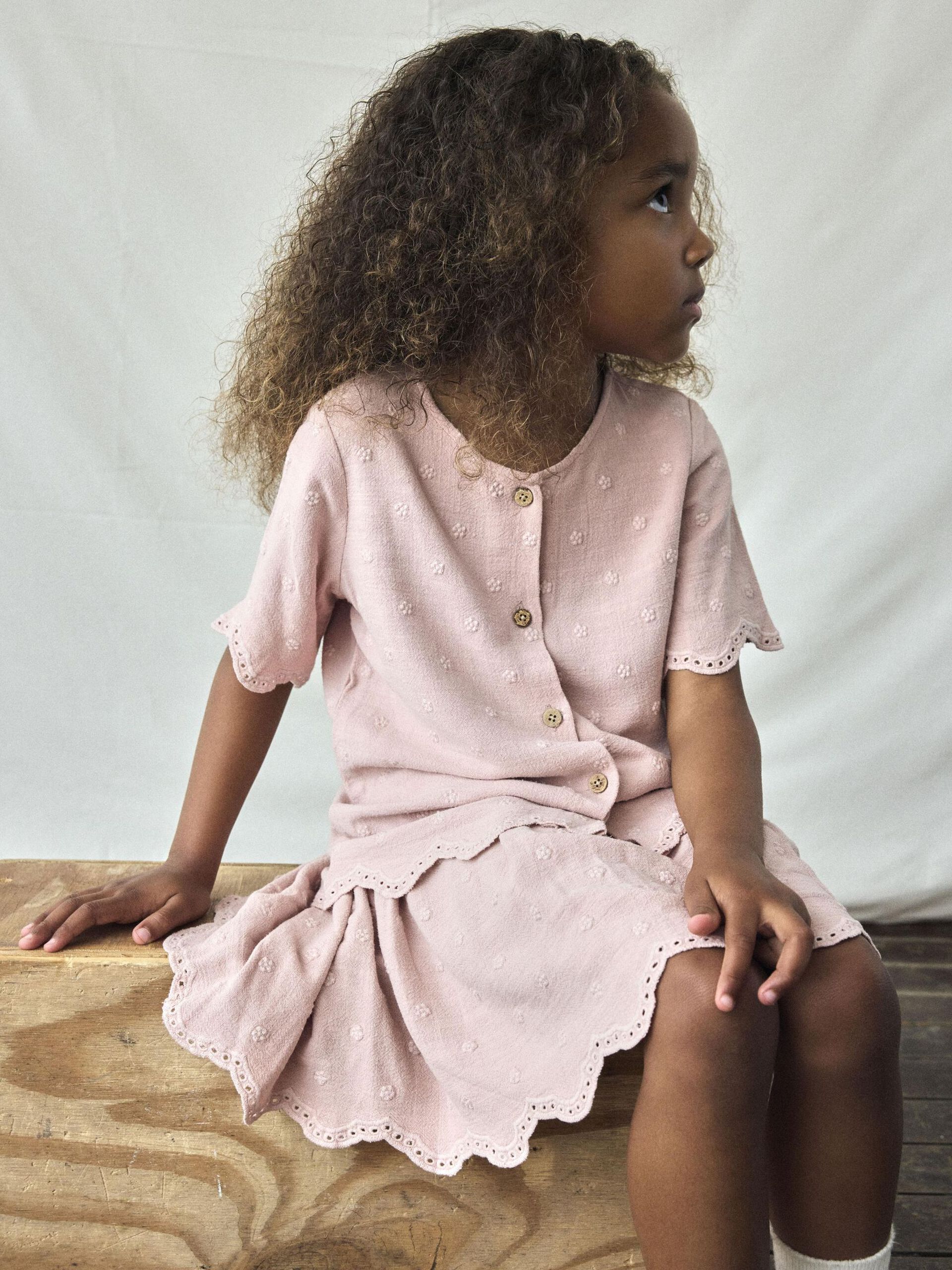Carousel image - PRINTED SKIRT, Misty Rose | 2