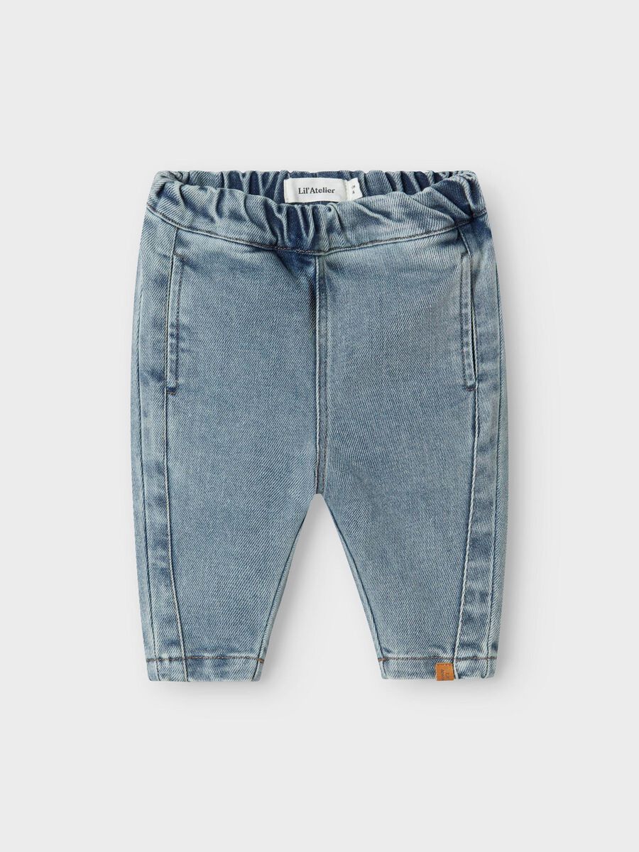 Product carousel image - BAGGY PASSFORM JEANS, Medium Blue Denim | 1