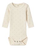 Product image thumbnail - PRINTED ROMPER, Turtledove | 5