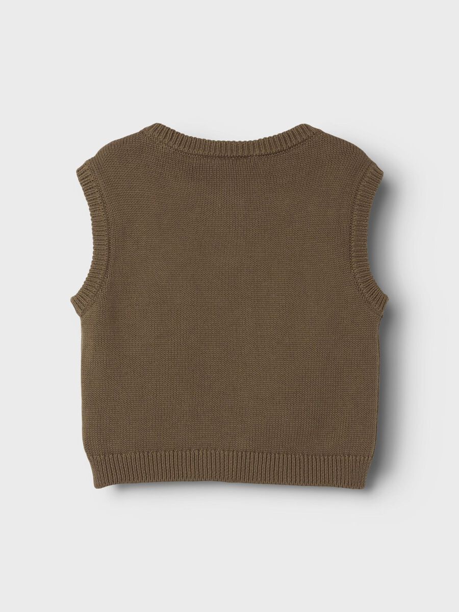 name it LOOSE FIT KNITTED VEST, Shitake, highres - 13240528_Shitake_002.jpg