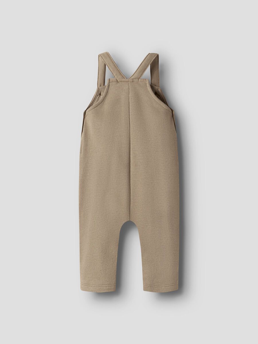 Product carousel image - ORGANIC COTTON OVERALLS, Sepia Tint | 2