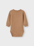 Product image thumbnail - LONG SLEEVED ROMPER, Sepia Tint | 2