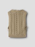 Product image thumbnail 3 N&OElig;UD D&Eacute;CORATIF GILET TRICOT&Eacute;, Twill