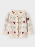 Product image thumbnail - À MANCHES LONGUES CARDIGAN EN MAILLE, Pastel Parchment | 1