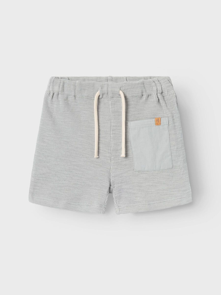 name it REGULAR FIT SHORTS, Limestone, highres - 13230770_Limestone_003.jpg