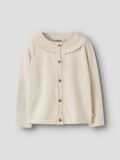 Product image thumbnail - REGULAR FIT KNITTED CARDIGAN, Coconut Milk | 1