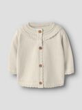 Product image thumbnail - REGULAR FIT KNITTED CARDIGAN, Coconut Milk | 1