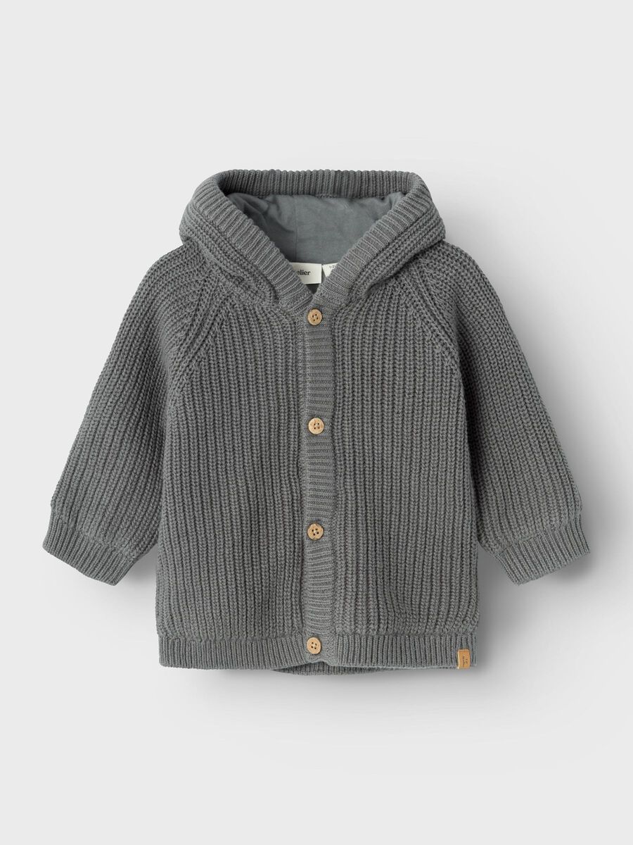 Carousel image - HUPULLINEN NEULETAKKI, Pewter | 1