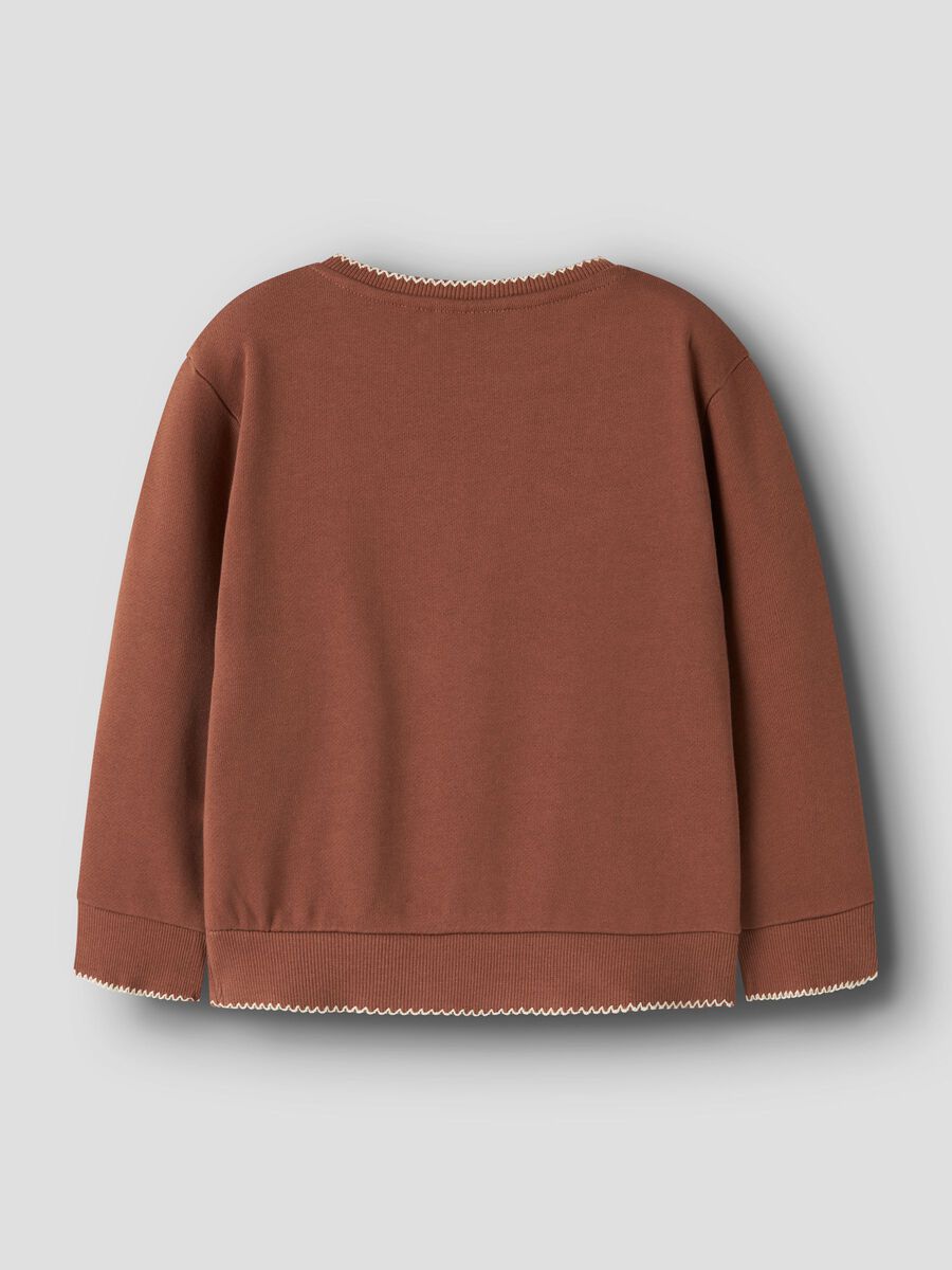 Product carousel image 2 ORGANIC COTTON SWEATSHIRT, Maple Syrup