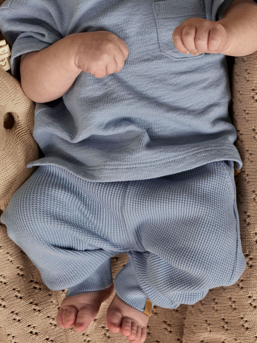 Product carousel image - LOOSE FIT SWEATPANTS, Dusty Blue | 2