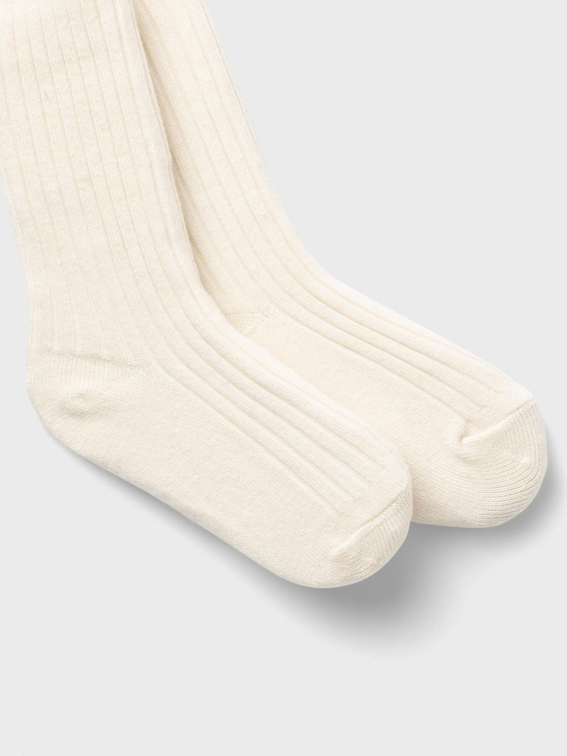 Carousel image - EN MAILLE CÔTELÉE COLLANTS, Turtledove | 3