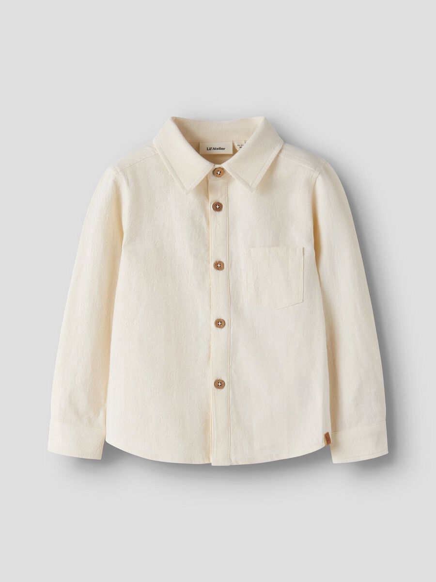 Product carousel image - ORGANIC COTTON SHIRT, Turtledove | 2