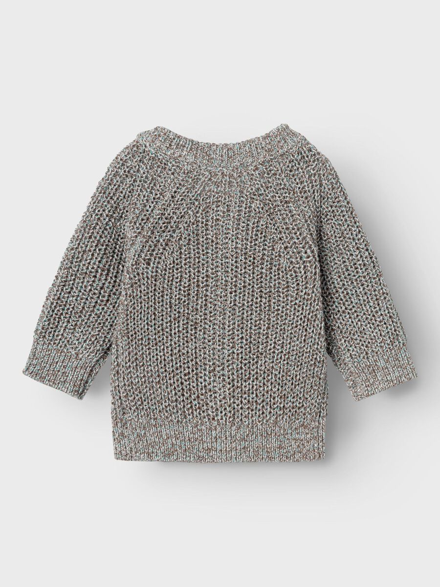 Product carousel image - LANG&AElig;RMET STRIKKET CARDIGAN, Sky Gray | 2