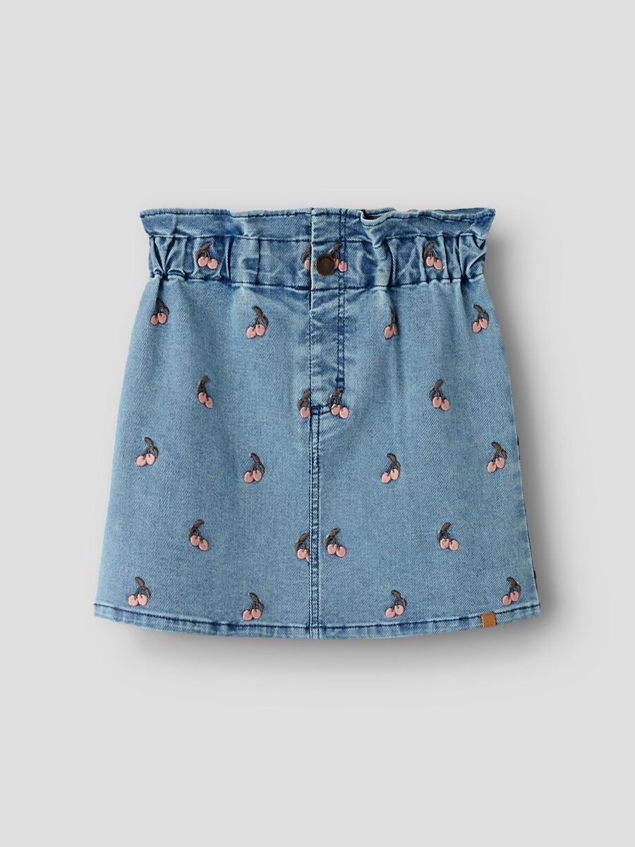 Product carousel image - DENIM SKIRT, Medium Blue Denim | 1