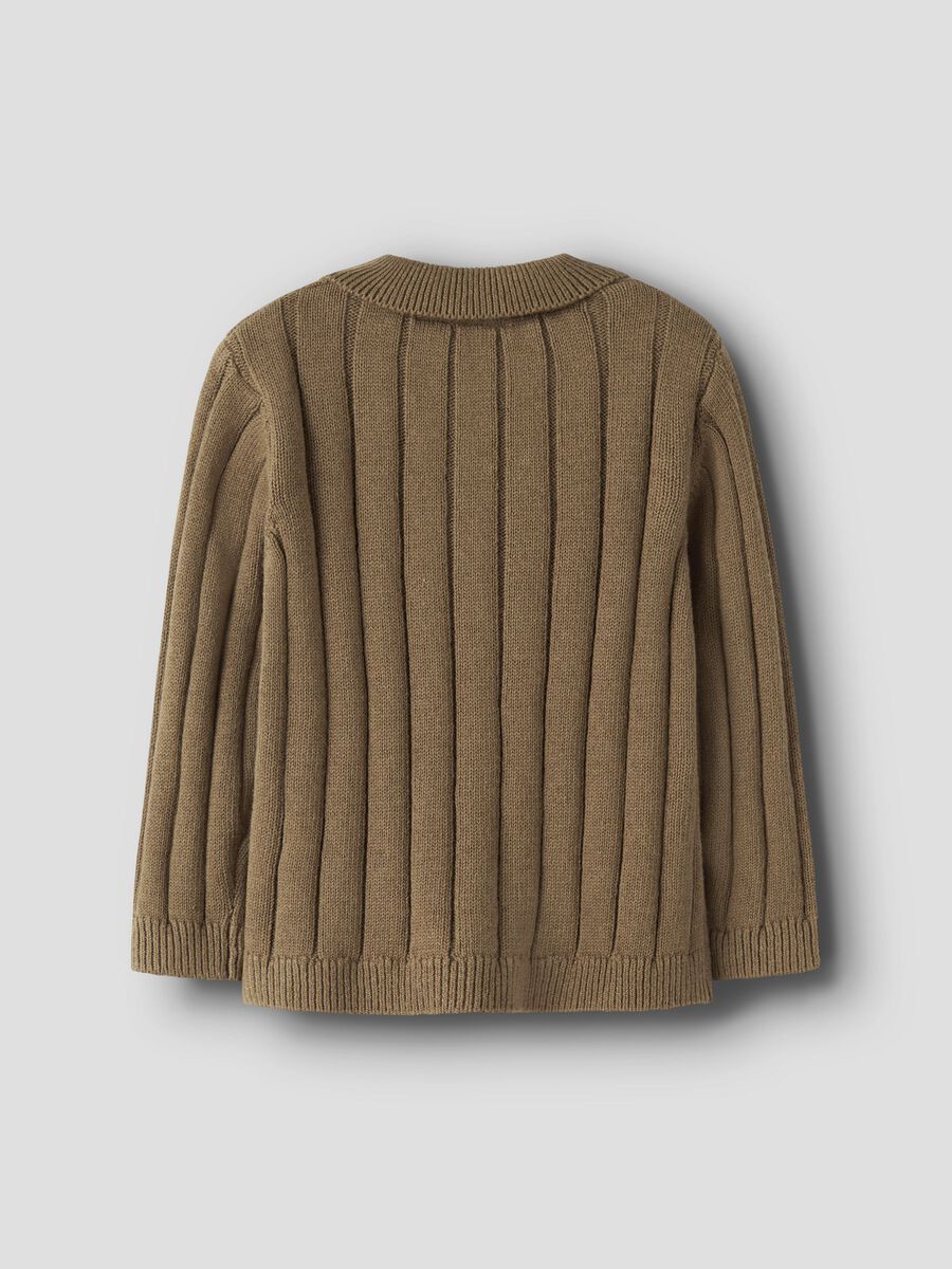 Product carousel image 2 KNITTED POLO PULLOVER, Kangaroo