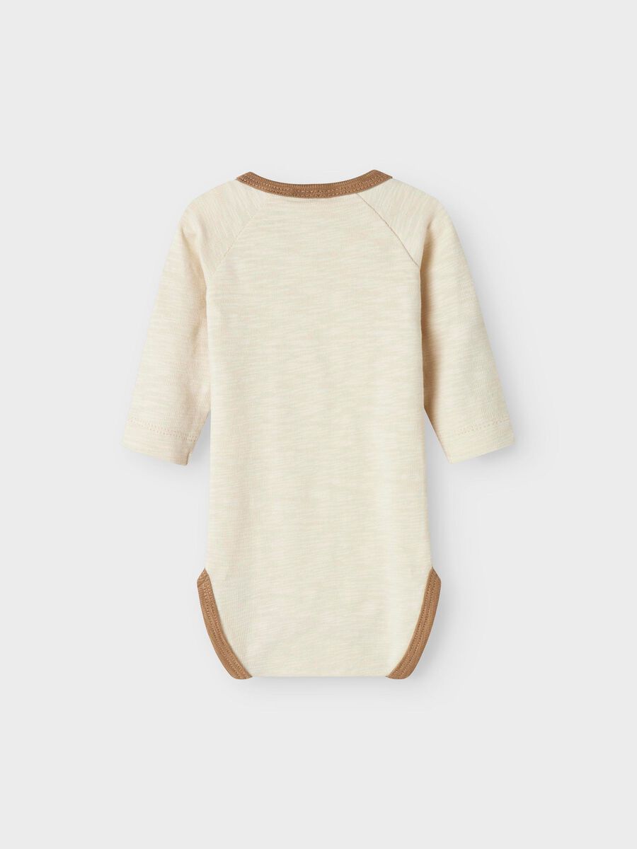 Product carousel image - LANGE MOUWEN ROMPER, Turtledove | 2