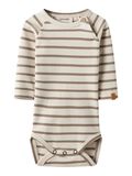 Product image thumbnail - ORGANIC COTTON ROMPER, Turtledove | 4
