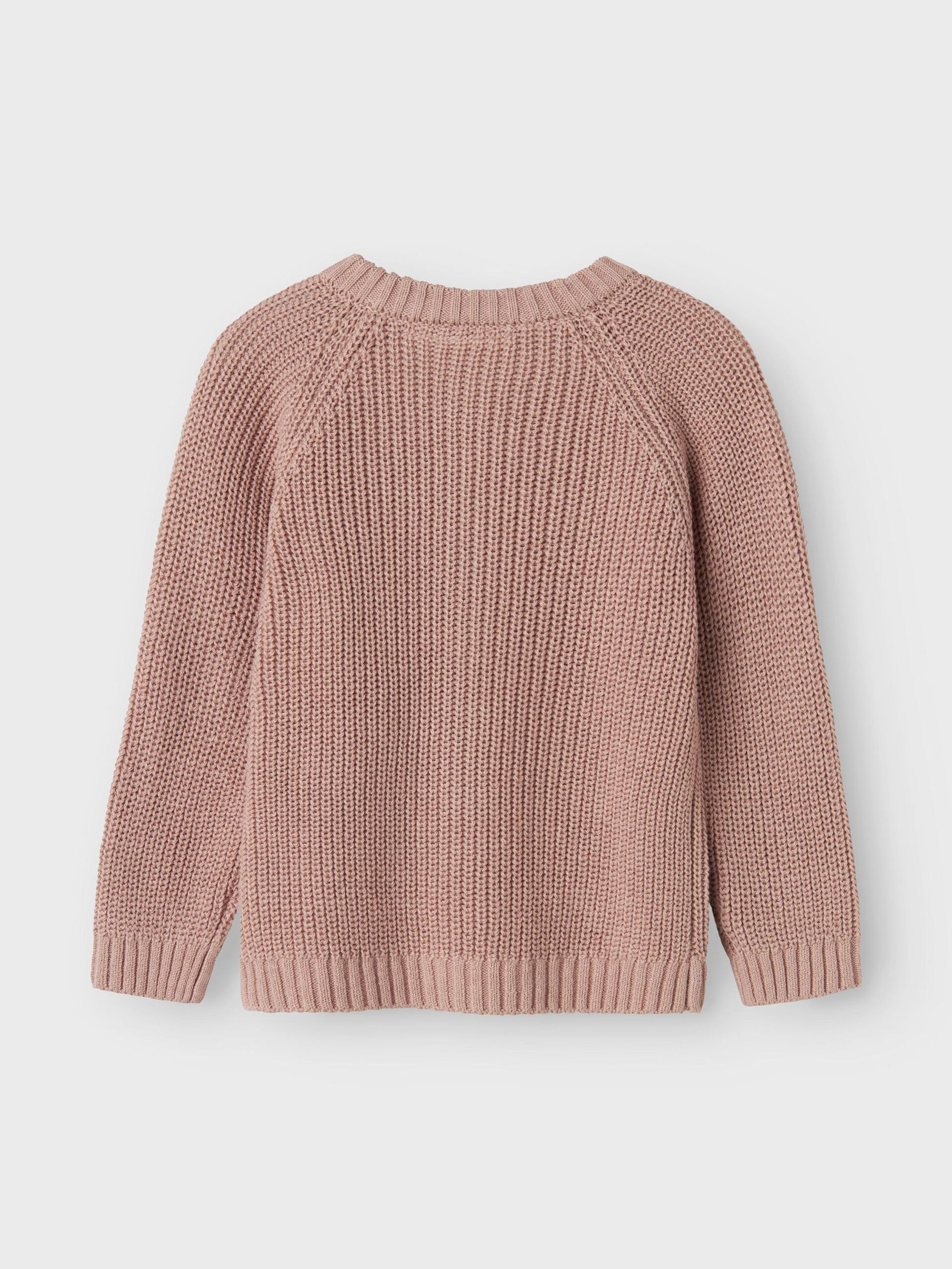 Carousel image - LONG SLEEVED KNITTED CARDIGAN, Misty Rose | 4