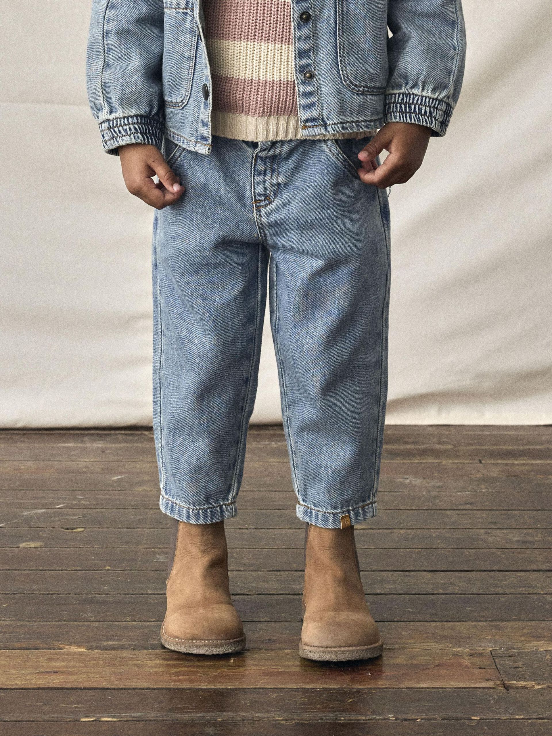 Carousel image - LOOSE FIT JEANS, Medium Blue Denim | 2