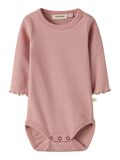 Product image thumbnail - ORGANIC COTTON ROMPER, Misty Rose | 6