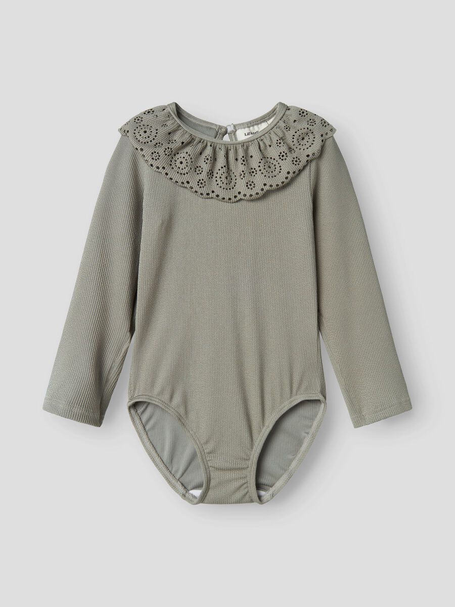 Product carousel image - LONG SLEEVED SWIMSUIT, Forest Fog | 2