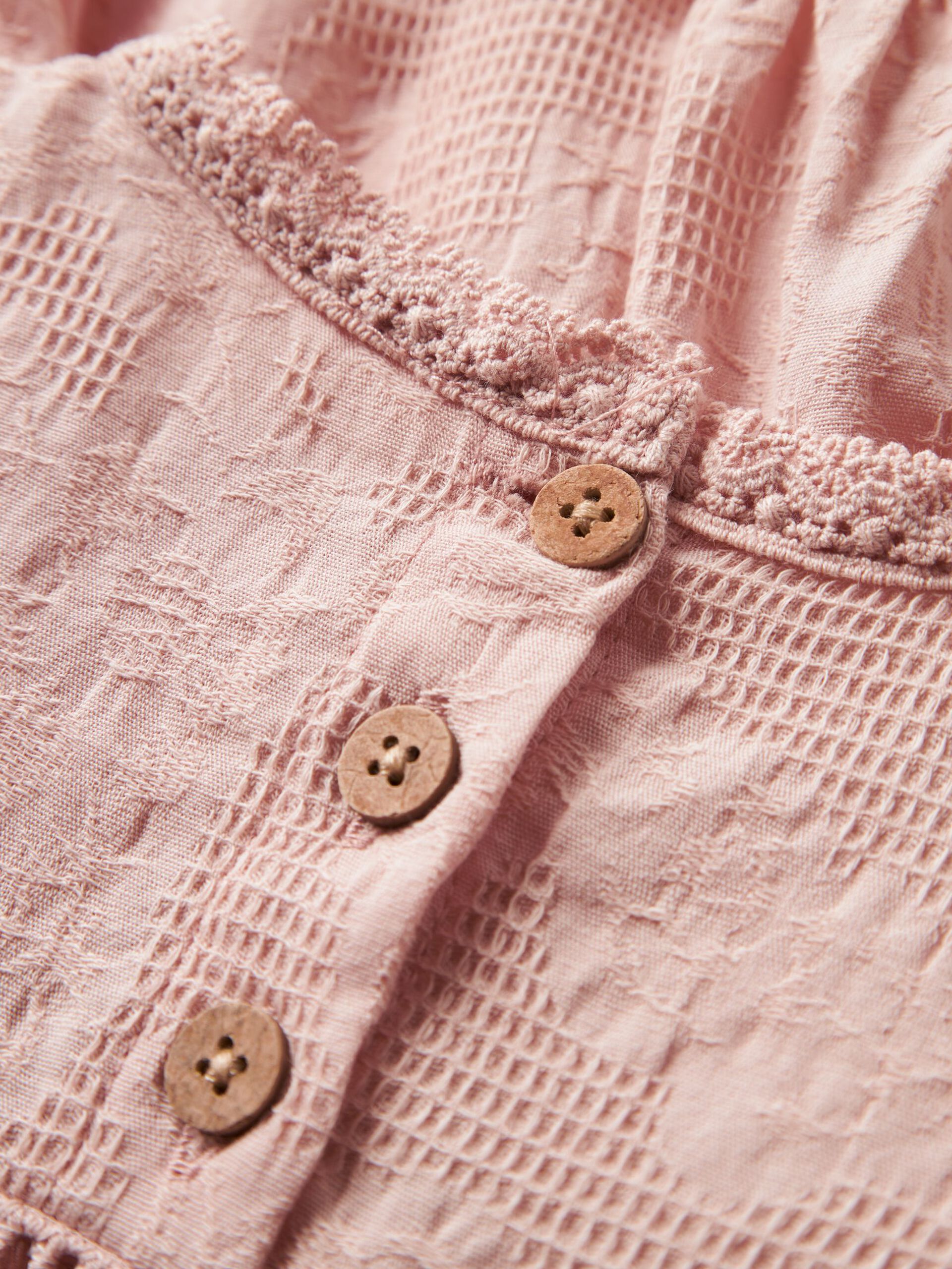 Carousel image - SHIRT ROMPER, Cameo Rose | 3