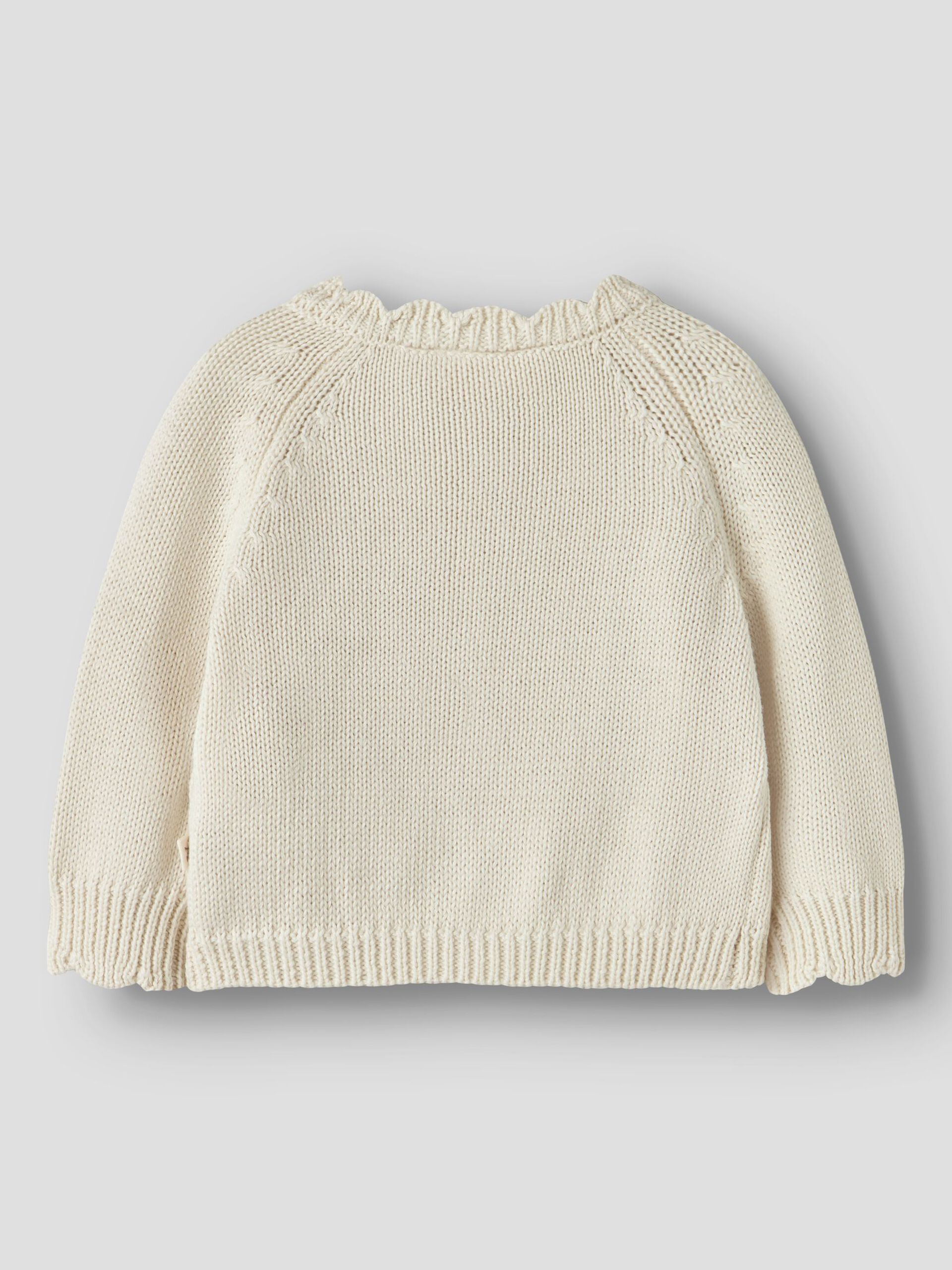 Carousel image - EN COTON BIOLOGIQUE CARDIGAN EN MAILLE, Turtledove | 2