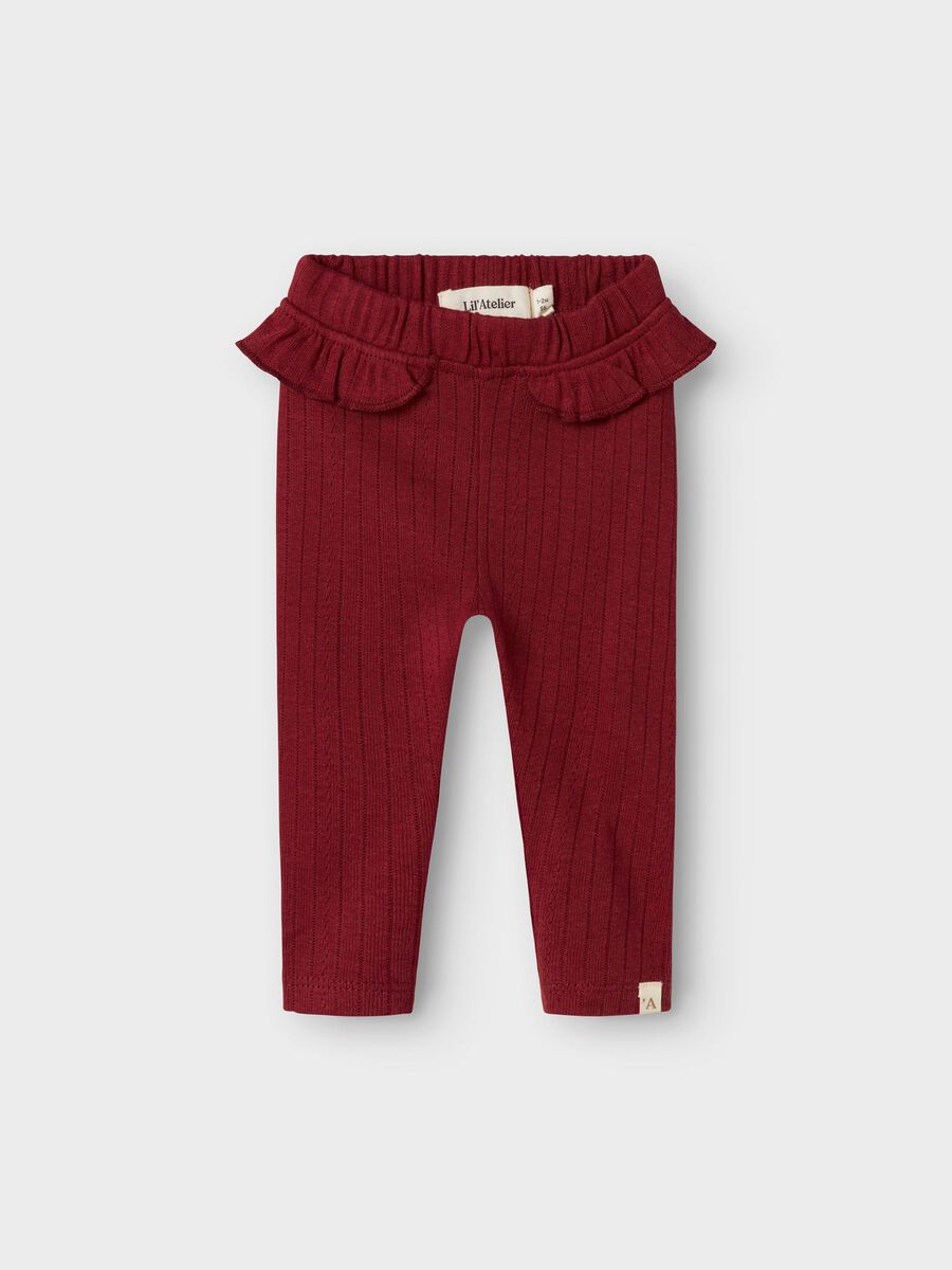 Carousel image - COUPE SLIM LEGGINGS, Red Dahlia | 1