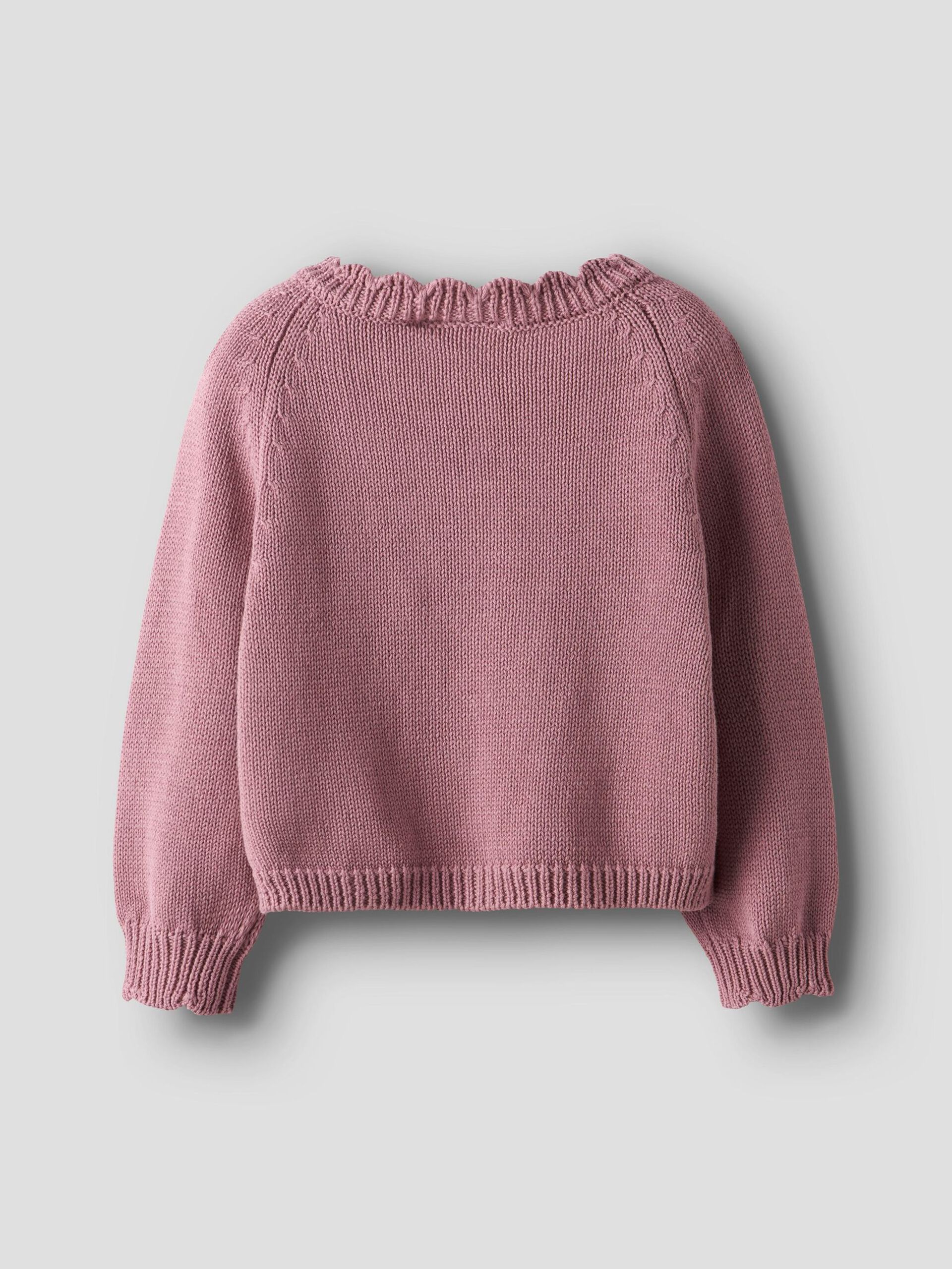 Carousel image - ORGANIC COTTON KNITTED CARDIGAN, Nostalgia Rose | 2