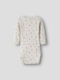 thumbnail Printed romper, colour: turtledove, white, back