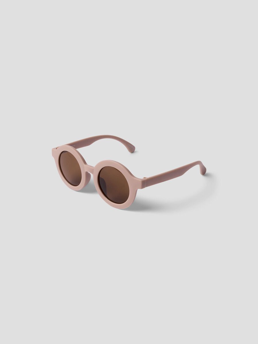 Product carousel image - ROUND SUNGLASSES, Oxford Tan | 2