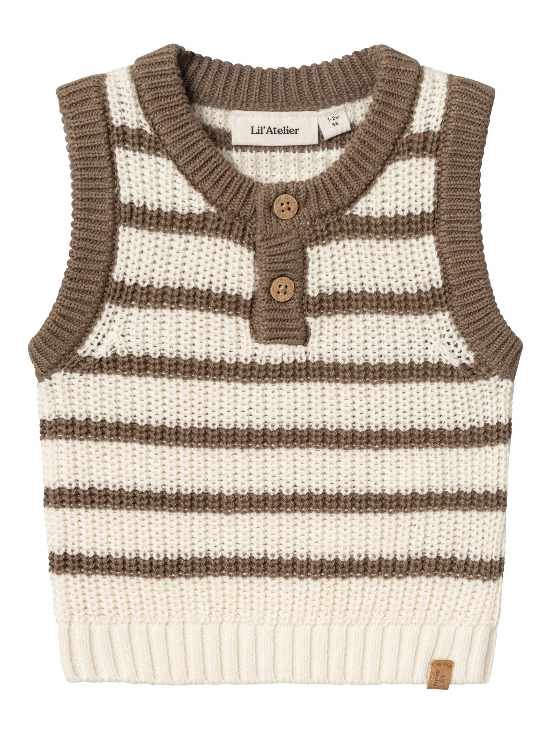 Striped baby vest on sale