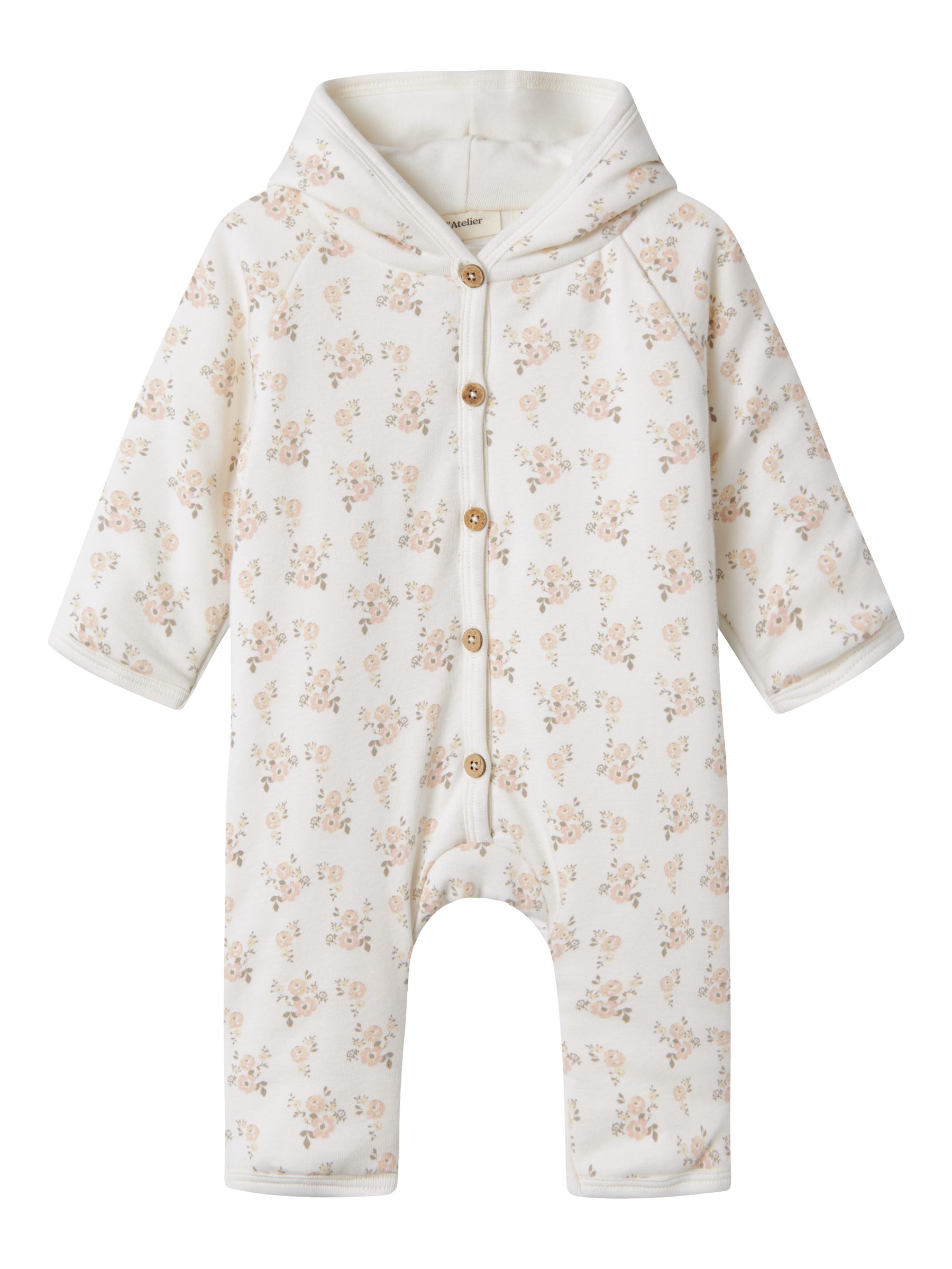 FLOWER WHOLESUIT - Baby 56-86 | Girl | White | Lil' Atelier® Denmark
