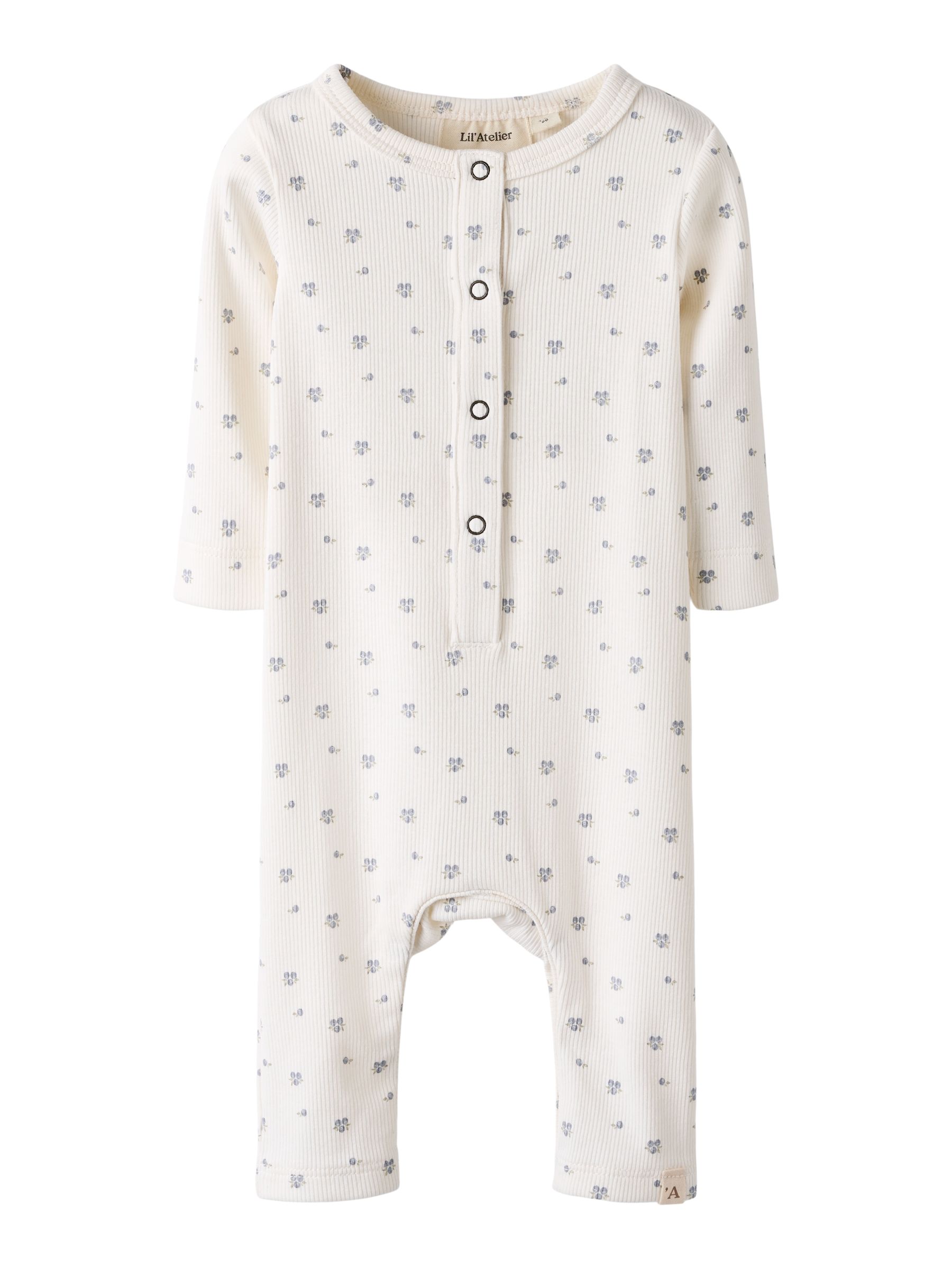 新品未使用 LiiLU Kaio Romper 3Y LONG SLEEVED ROMPER - Baby 56-86 | | White | Lil' Atelier® Sweden